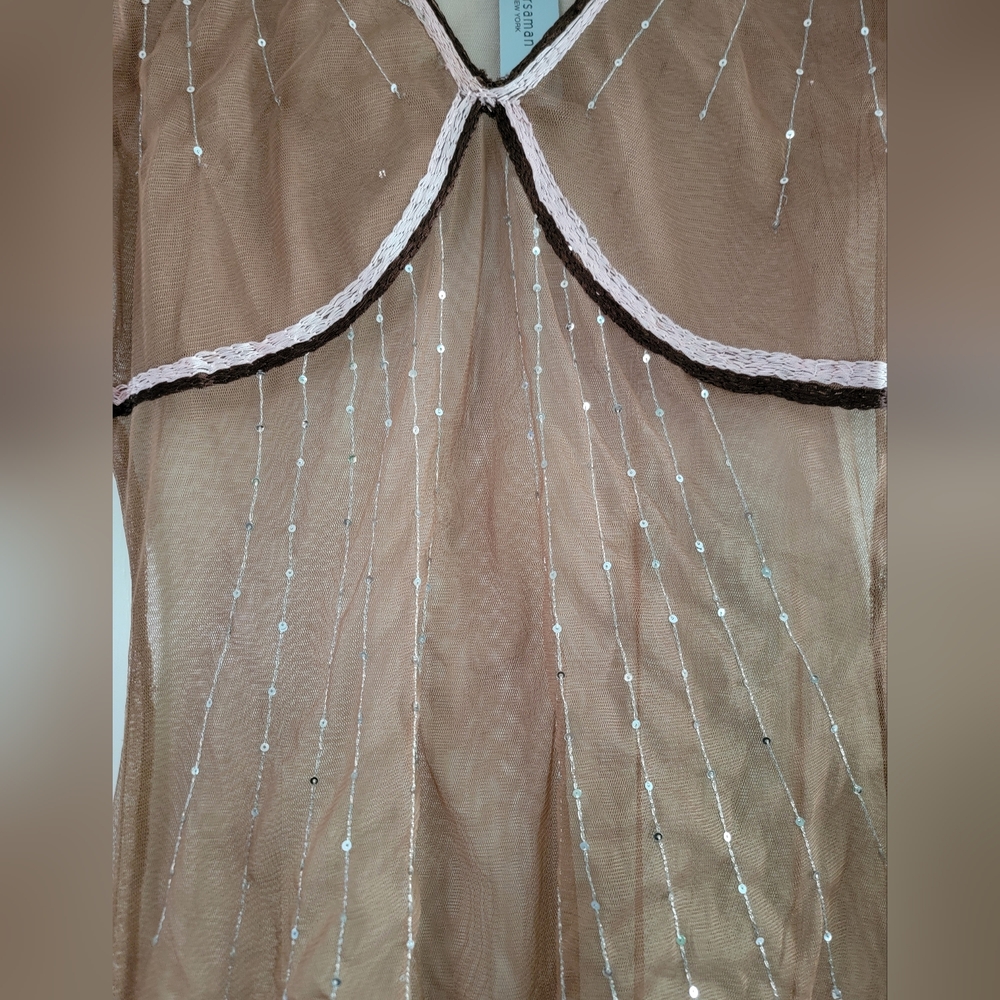 Persaman New York Sheer Dress Sz Medium NWT - Picture 3 of 11
